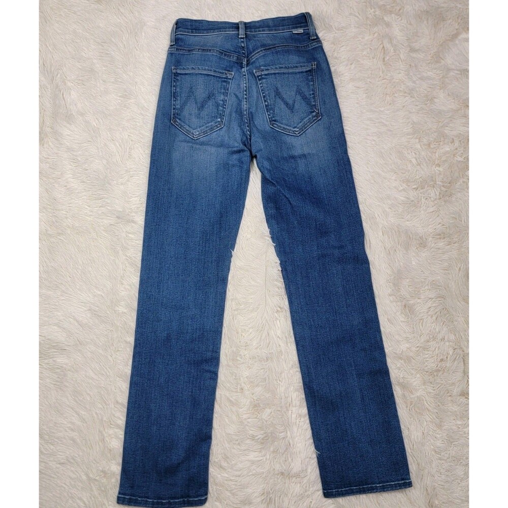 Mother Denim High Waisted Hiker Hover Jeans Size 24 in Across The Finish Line Z
